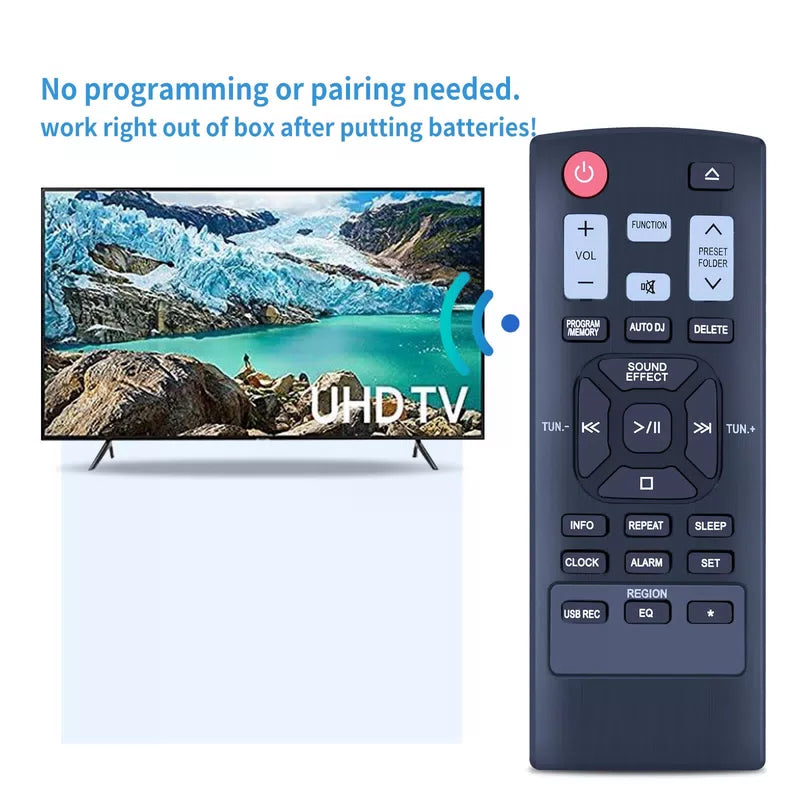 COV34618201 Remote Control For LG Mini Hi-Fi Audio System CM4360 CMS4360F [6]