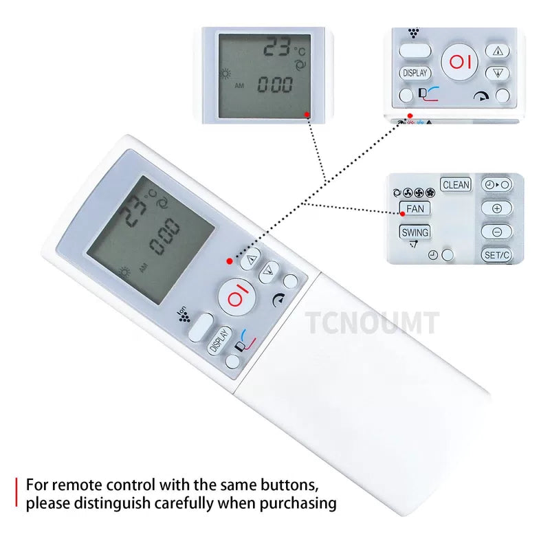CRMC-A669JBEZ Remote Control For Sharp Air Conditioner CRMC-A629JBEZ [5]