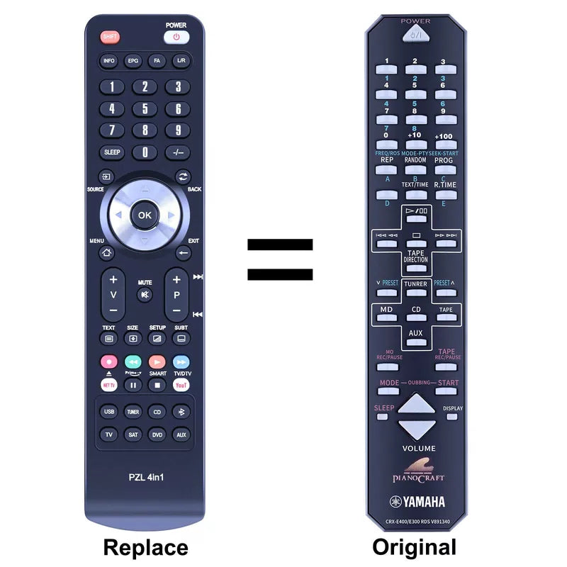 CRX-E400/E300 RDS V891340 Replacement Remote Control For Yamaha CDX-E400 [1]