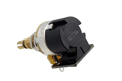 CTS 500k Push/Pull Potentiometer for Guitar - Push Pull Pot, Long Split black [4]