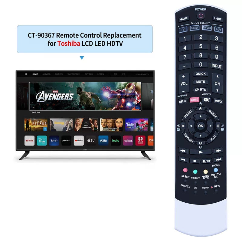 CT-90367 For Toshiba TV Remote Control 55TL515 32TL515 42TL515 47TL515 [2]