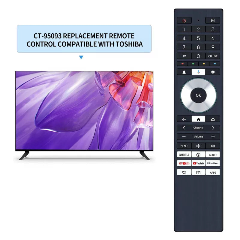 CT-95093 Voice Remote Control For Toshiba 2024 C350NP Series 4K TV [2]
