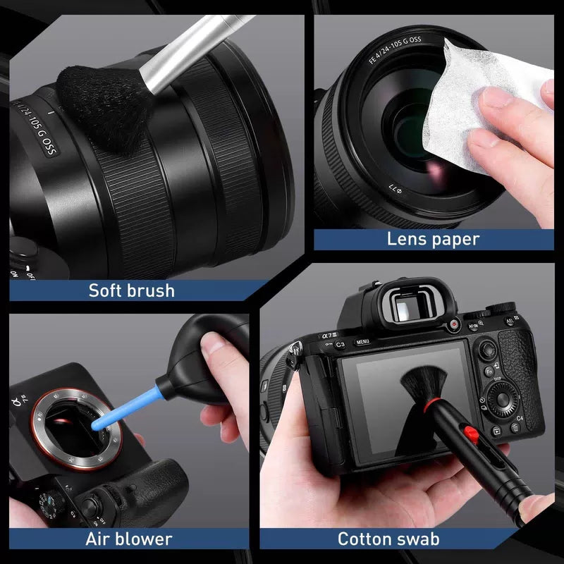 Camera Lens Cleaning Kit - Mirrorless and DSLR Kit, Black [6]