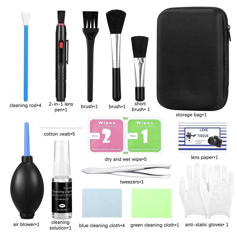 Camera Lens Cleaning kit，Camera Accessories，Camera Sensor and black [2]