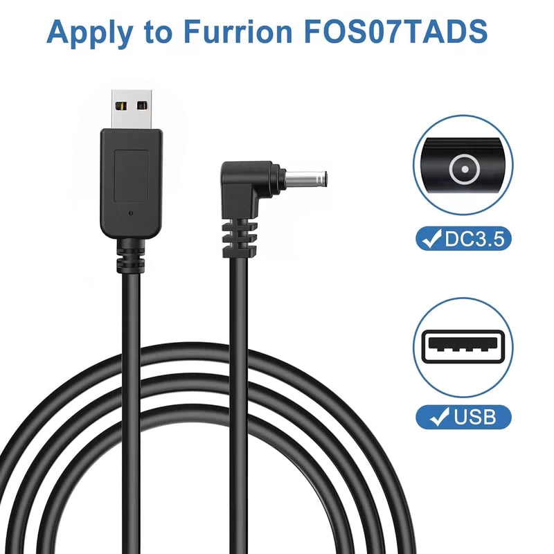 Car Charger Cable,USB to DC Plug Cable for Furrion FOS07TADS Vision S... [4]