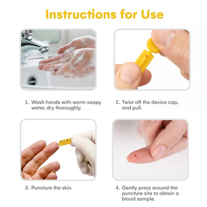 Care Touch Lancets for Diabetes Testing - 30 300 Count (Pack of 1), Yellow [5]