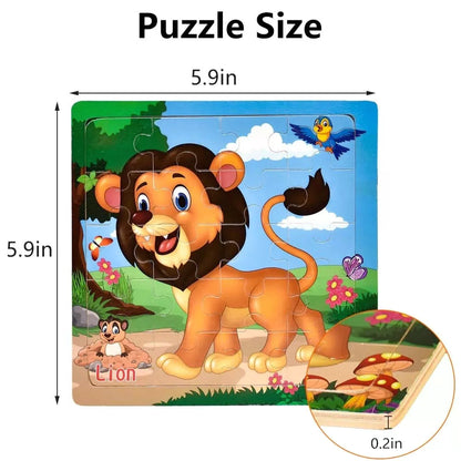 Chafin Puzzles for Kids Ages 3-5 Toddler 20 pieces, 5.9x 0.2 inches [6]