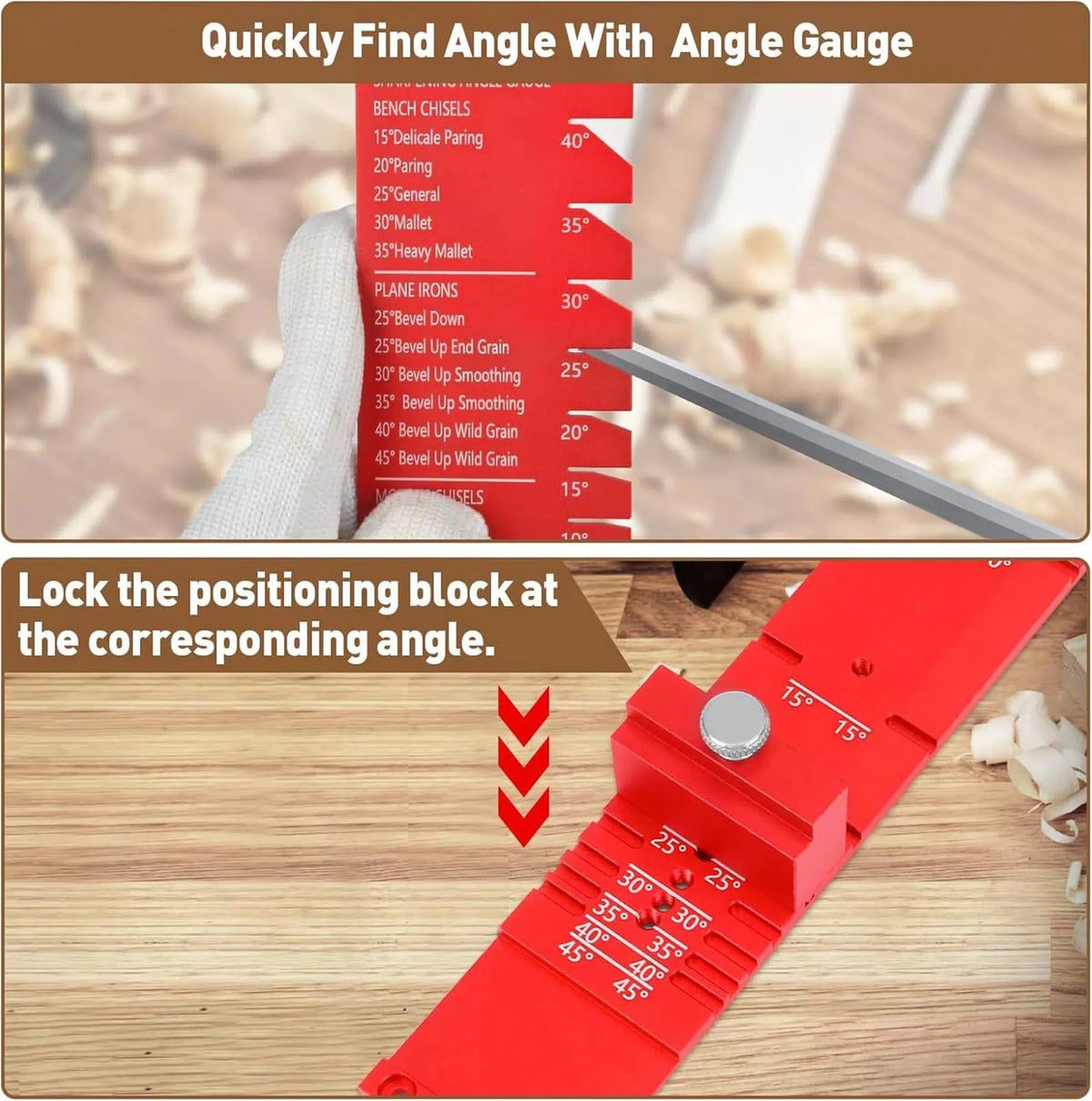 Chisel Sharpening Jig, Wood Honing Guide for Chisels and medium, medium [4]