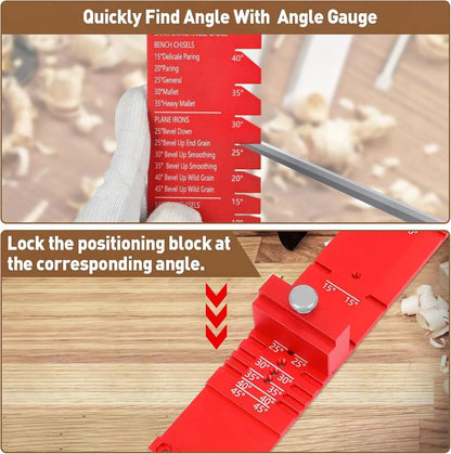 Chisel Sharpening Jig, Wood Honing Guide for Chisels and medium, medium [4]