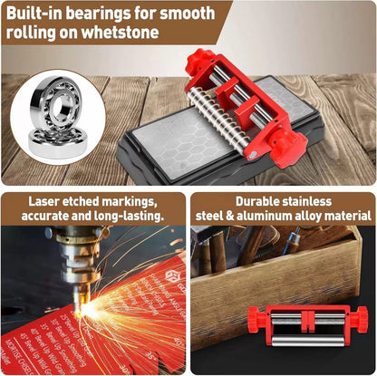 Chisel Sharpening Jig, Wood Honing Guide for Chisels and medium, medium [6]