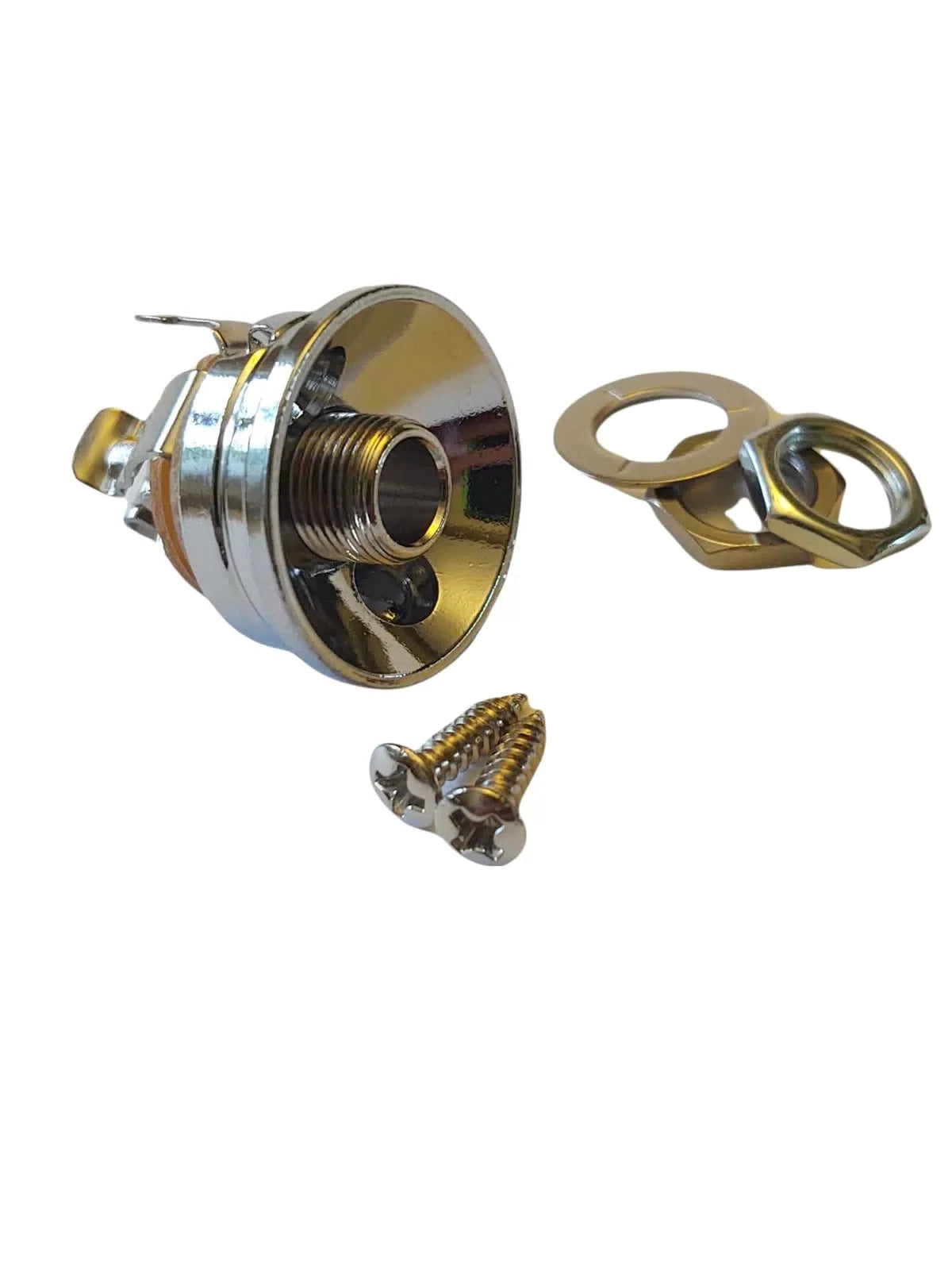 Chrome Electrosocket Jackplate with Pure Tone Full-contact Output Jack [5]