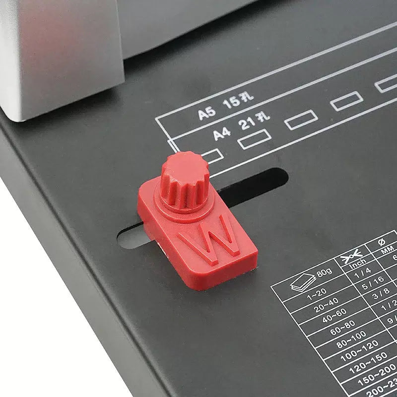 Comb Clip Strip Apron Punching Machine 21 Hole Tender Book Binding Machine 10 Hole Clip Strip A4 Binding Machine [4]