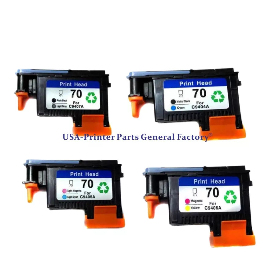 Compatible 70 Printhead 4-Pack For HP Designjet Z3200 Z5200 Z2100 Z3100 Z5400 [1]