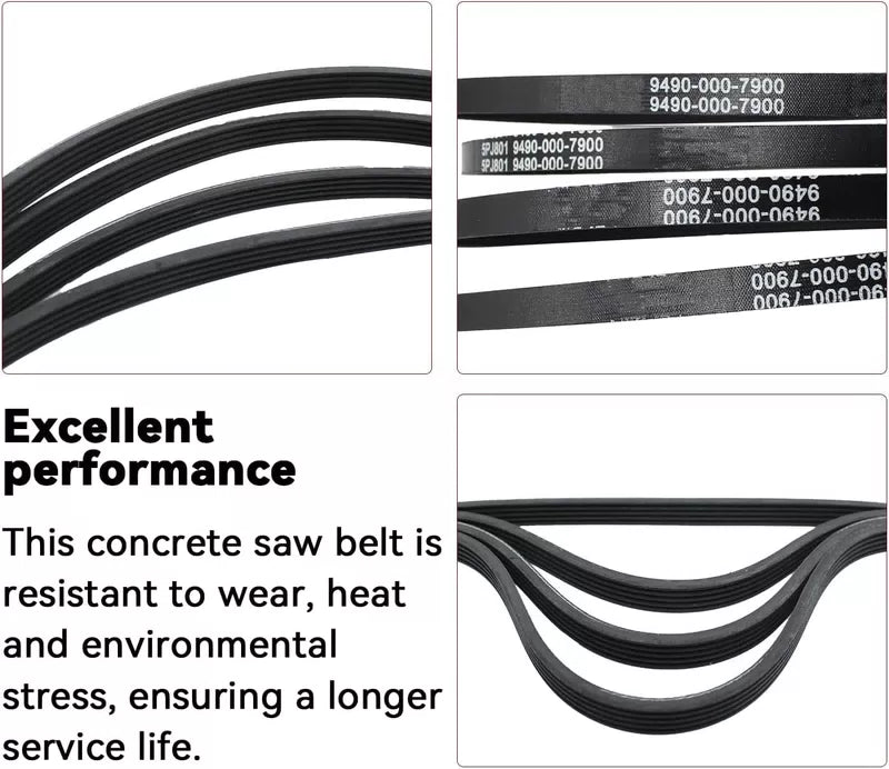 Concrete Saw Belt Kit Fits for Stihl TS420 TS500i Cutquik Drive Belt,... [5]