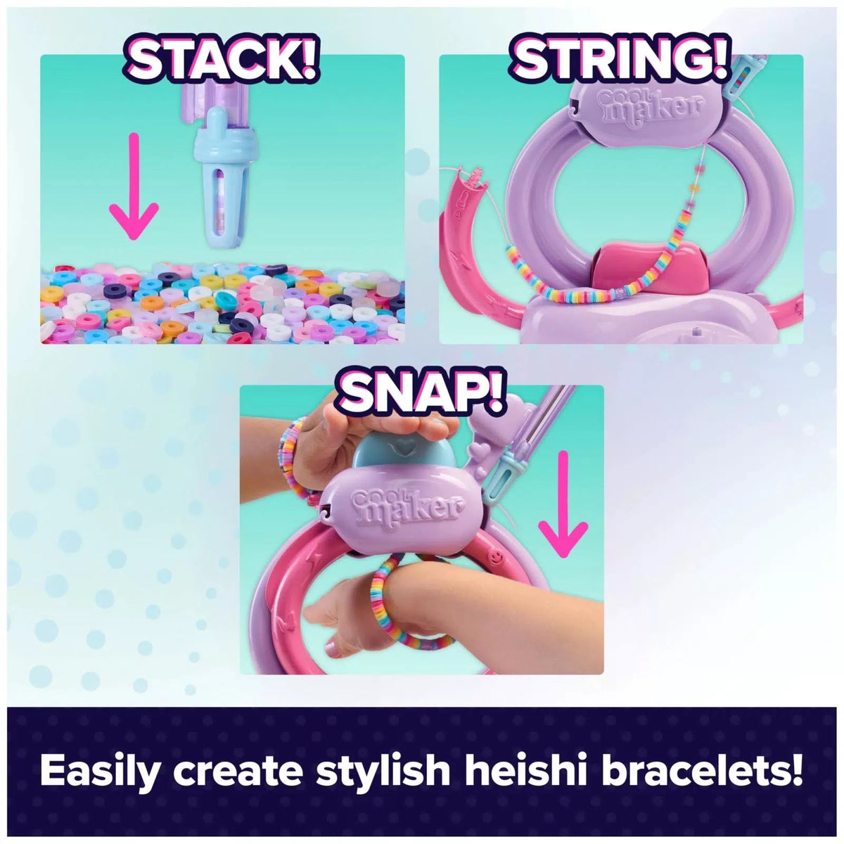 Cool Maker, Stack’d Heishi Studio One Size, Bracelet Maker [2]