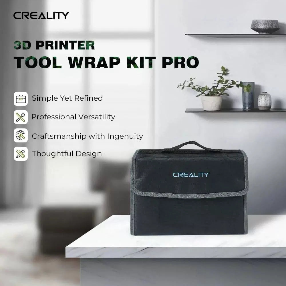 Creality 3D Printer Tools Kit, 74 Pcs in 1 Printing Tool Wrap Kit Black [2]