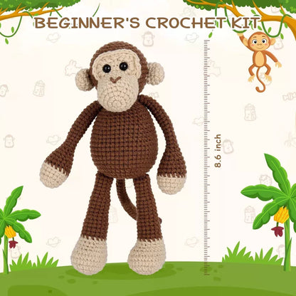 Crochetta Crochet Kit for Beginners, Kits with Small, Monkey [5]