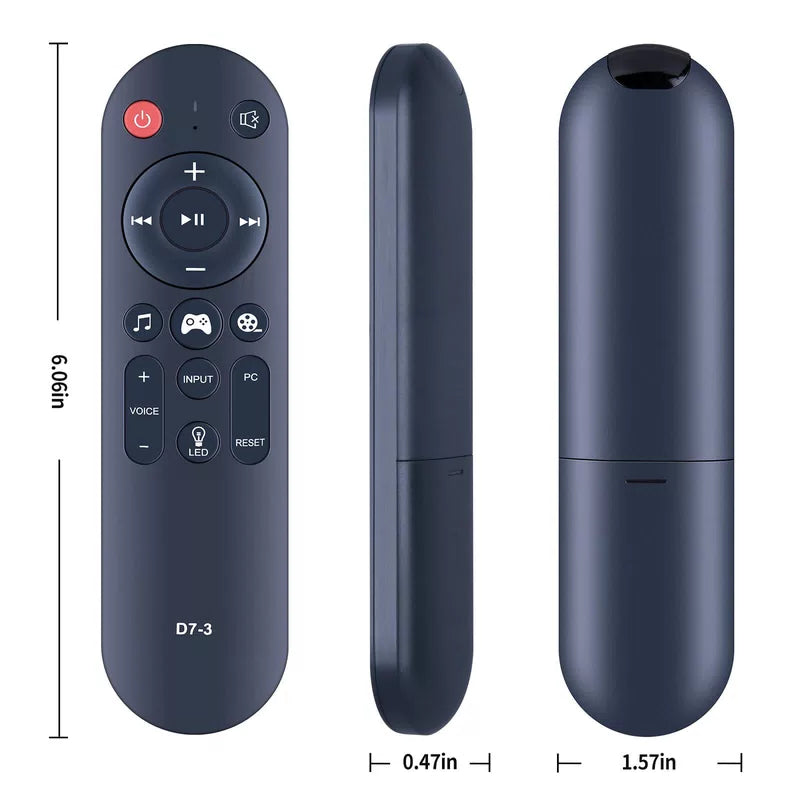 D7-3 Remote Control For MEVOSTO Soundbar Ultra Compact Soundbar [3]