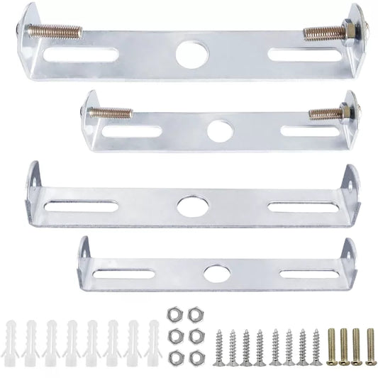 DVECUE 4Pieces Light Fixture Mounting Bracket for Ceiling 4 Sets Silver [1]