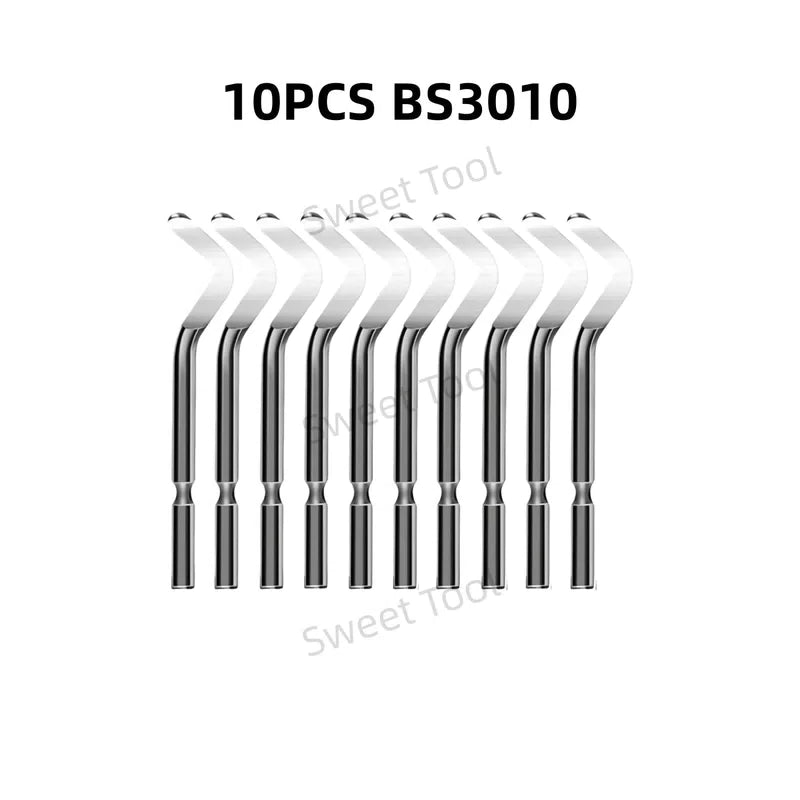 Deburring Tool Metal Handle with 1/10/11 Swivel Blades Burr Removal Reamer Tool for Plastic Metal Copper PVC Resin 3D Printing [19]