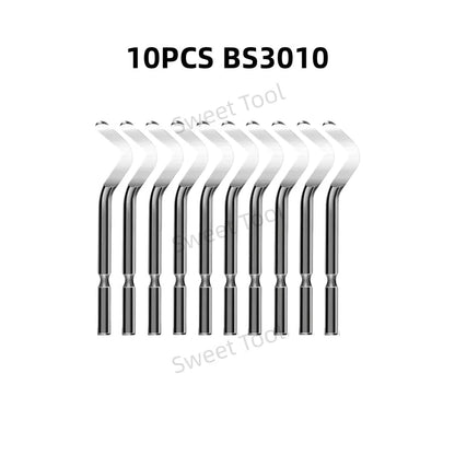 Deburring Tool Metal Handle with 1/10/11 Swivel Blades Burr Removal Reamer Tool for Plastic Metal Copper PVC Resin 3D Printing [19]