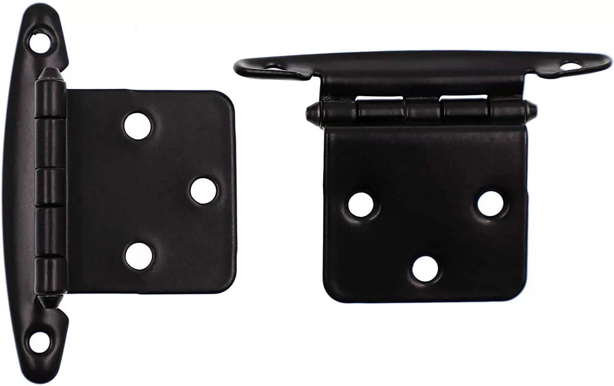 DecoBasics Free Swinging (Non Self-Closing) Overlay 50 Pack, Matte Black [9]
