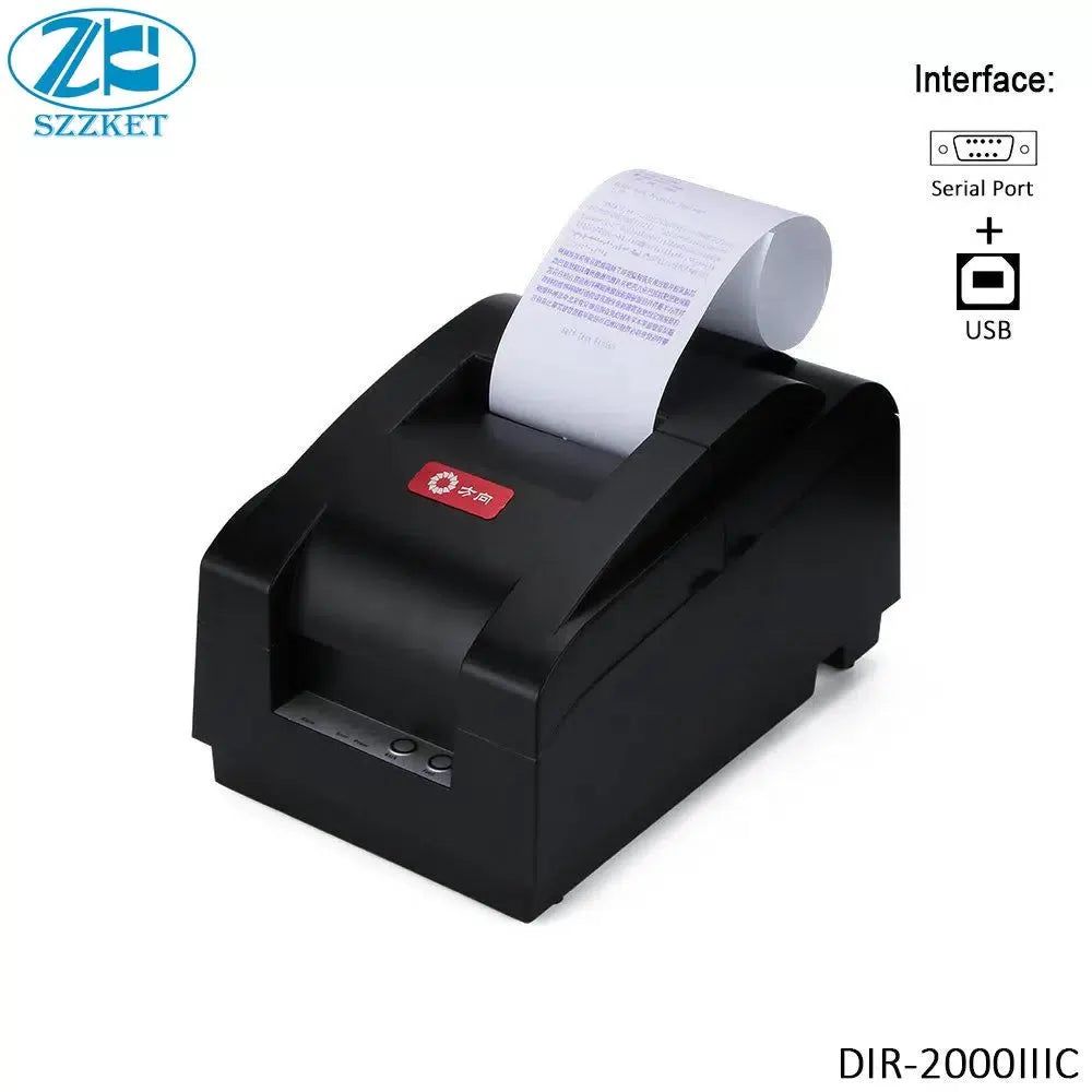 Desktop Dot Matrix Receipt Printer with Auto Cutter 76mm Paper [1]