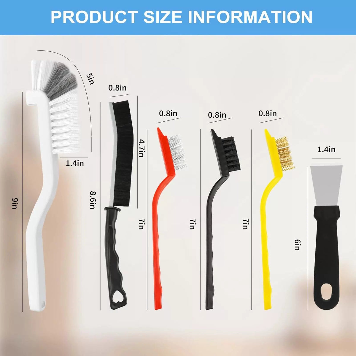 Dfacio 11Pcs 1.6 inches (L) x 0.8 (W) x 9.4 (H), Multicolor [3]