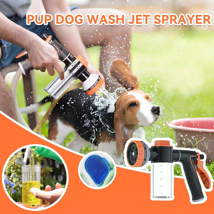 Dog Washing Hose Attachment for Pet Bathing with 2m/79inches Hose, Black [9]