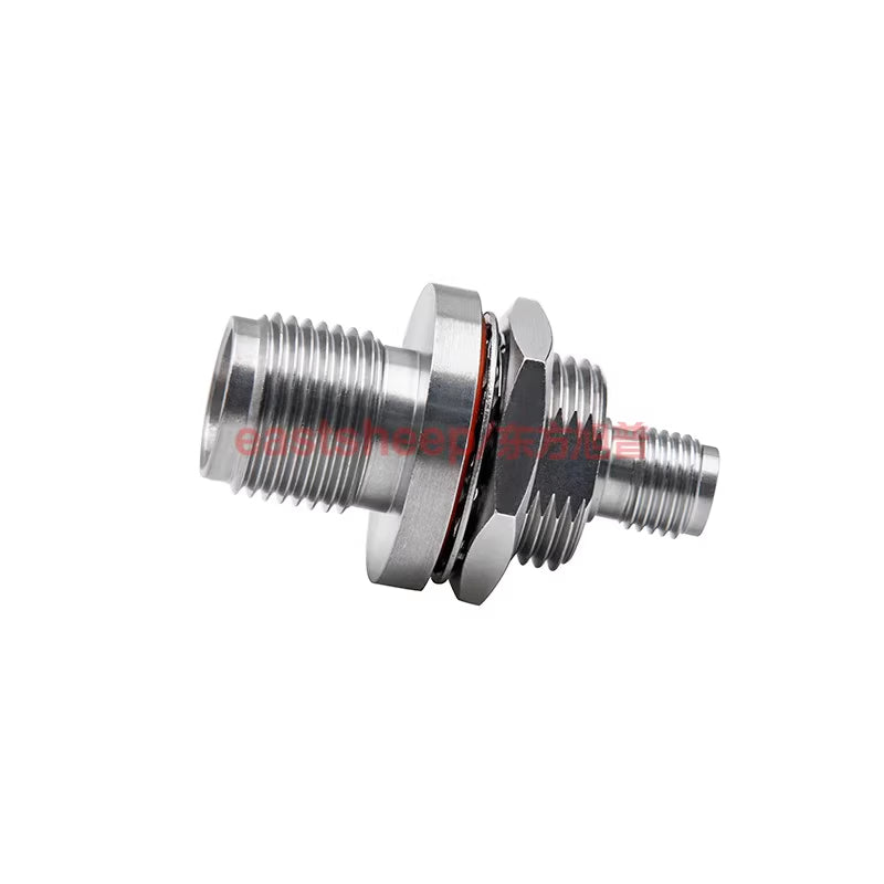 Dongfang Xupu High Frequency Adapter TNC/SMA-KYKG-2 Stainless Steel TNC Female to SMA Female Through-Wall Type 6G 1-Pack [4]