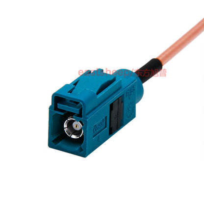 Dongfang Xupu RF Connector Cable, FAKRA Female Z-type Adapter to SMA Male Jumper Cable, 1.5 meters, RG316-FAKRA-K (Z-type)/SMA-J [2]