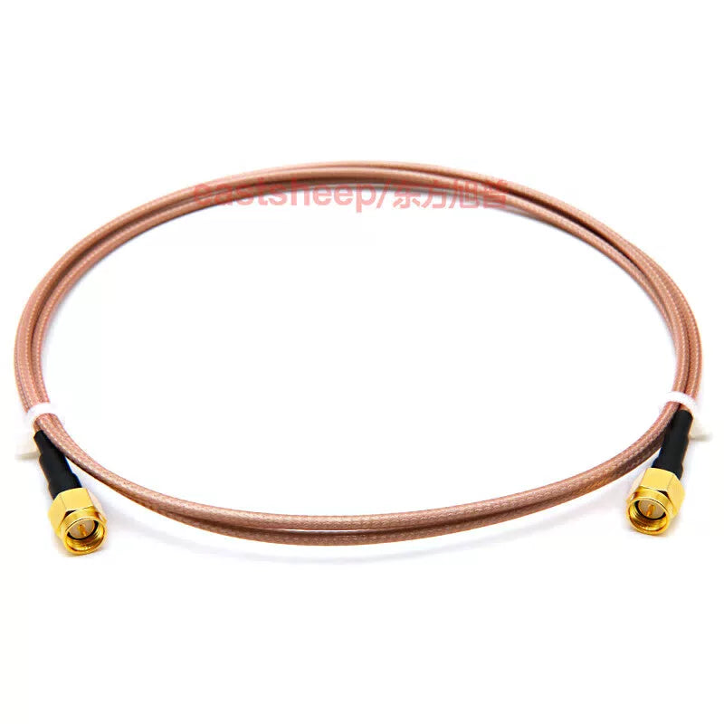 Dongfang Xupu RF Connector Cable, SMA Male to SMA Male, Silver-plated Shielded Cable, 1.5 meters, RG316-SMA-JJ [2]