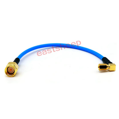 Dongfang Xupu Semi-Flexible RF Cable, SMA Male to SSMC Right-Handle, 0.2m, KTR086-SMA-J/SSMC-KW [2]