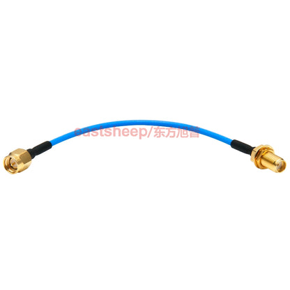 Dongfang Xupu Semi-Flexible RF Cable, SMA to SMA Nut Fixing Type, 0.2m, 12G, KTR086-SMA-J/SMA-KY [3]