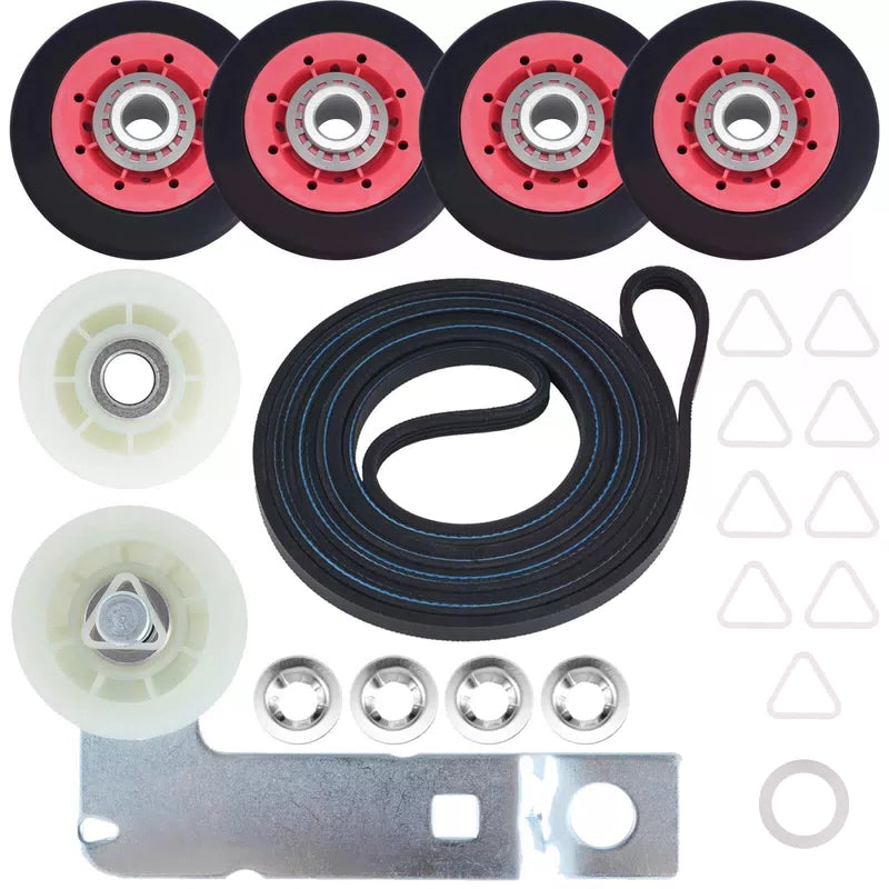 Dryer Idler Pulley Kit Drum Roller Repair May-tag... [1]