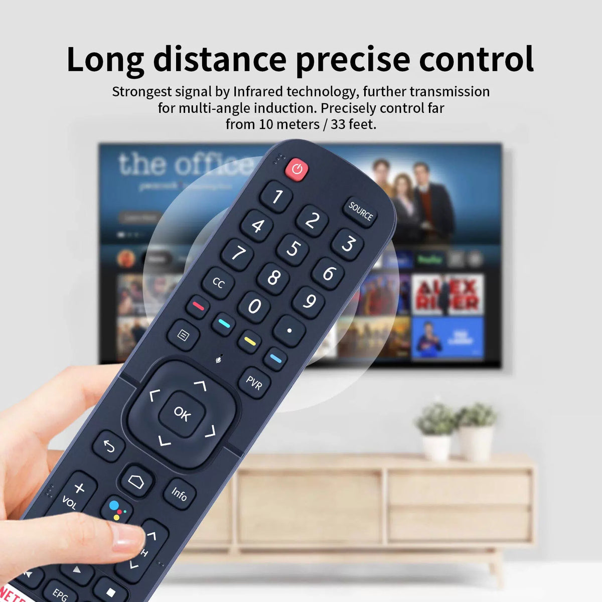 ERF2N60R Voice Remote Control For Hisense Riviera Smart TV 65H7709 40H5509 [6]