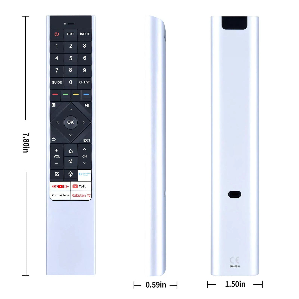 ERF6F64H Voice Remote Control For Hisense QLED 4K TV 55U8GQ 65U8GQ [4]