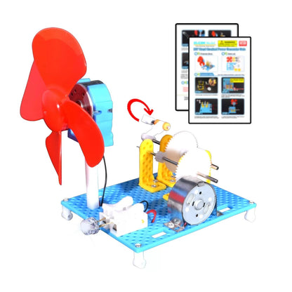 EUDAX DIY Dynamo Lantern Educational Small, White, Red, Yellow, Orange, Blue [1]
