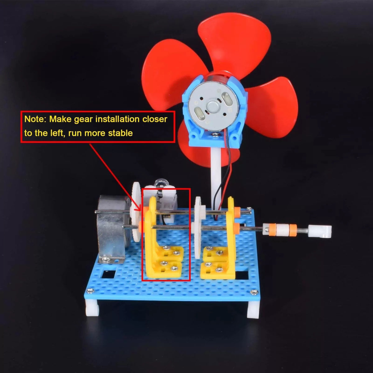 EUDAX DIY Dynamo Lantern Educational Small, White, Red, Yellow, Orange, Blue [5]
