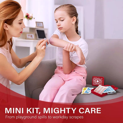 EVERLIT Pocket-Aid Mini First Aid Kit | Compact, 12 Packs | 600 Pcs, Assorted [6]