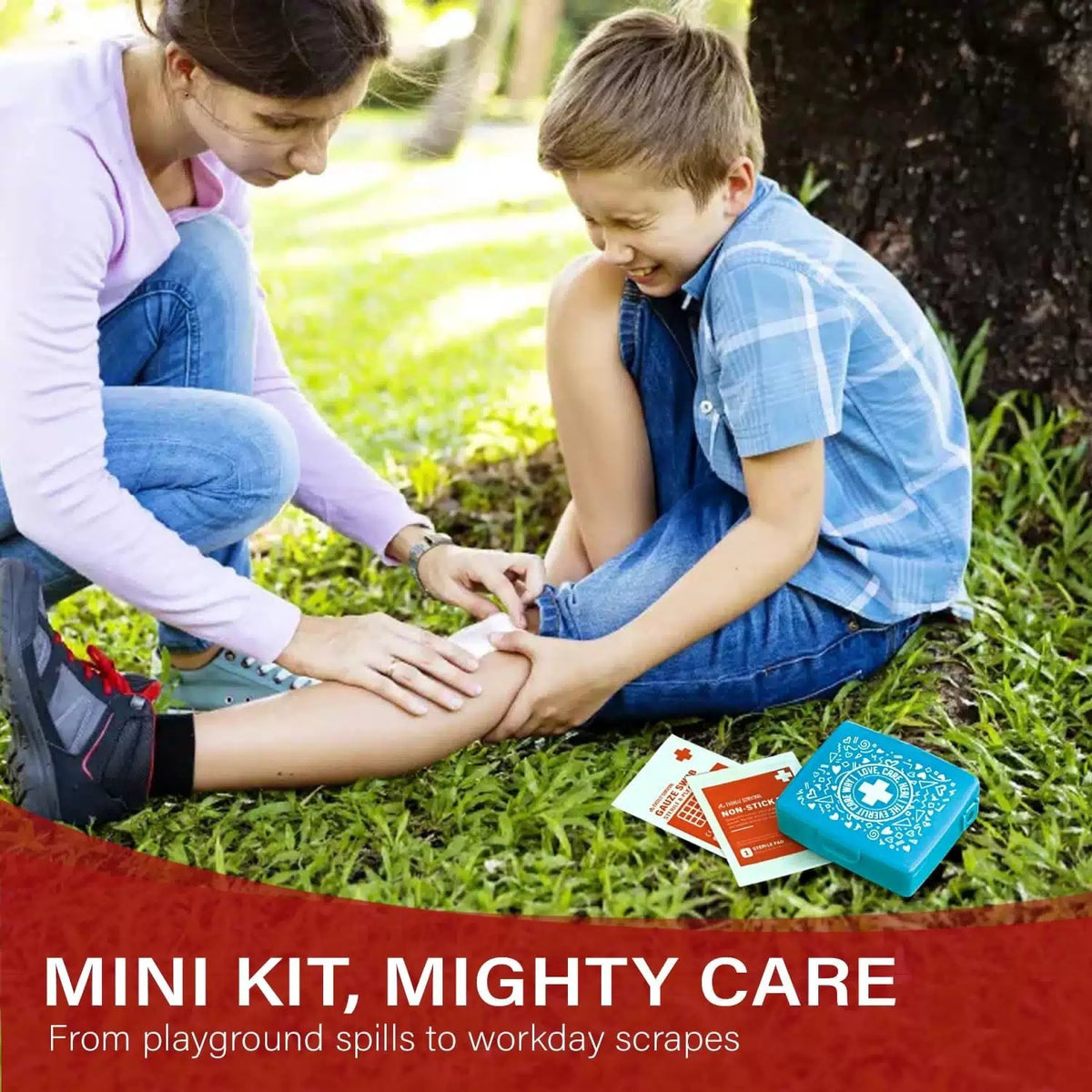 EVERLIT Pocket-Aid Mini First Aid Kit | Compact, 12 Packs | 600 Pcs, Assorted [7]