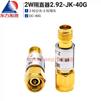 Eastsheep 2W DC Isolator 2.92-JK Male to Female Connector, Millimeter Wave DC Isolator DC-40G, 1 piece per pack, 2W DC Isolator 2.92-JK-40G [1]