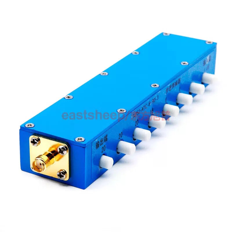 Eastsheep 2W RF Adjustable Attenuator SMA-KK Adjustable 0-90dB SMA Button Step Adjustable Attenuator DC-3GHz [3]