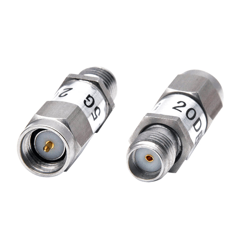 Eastsheep 2W RF Attenuator, SMA Male to Female Coaxial Attenuator, 10dB DC-26.5G, 2W Attenuator SMA-JK-26.5G, 1 unit. [1]
