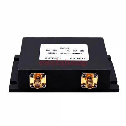 Eastsheep 50W Microstrip 1-to-2 Power Divider 698-2700MHz RF Splitter with SMA-K Interface. [2]