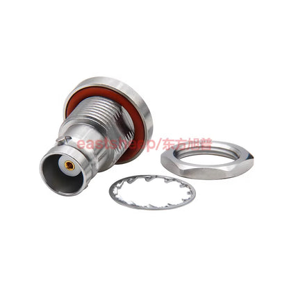Eastsheep BNC/SMA-KYKG-1 High Frequency Adapter, Stainless Steel BNC Female to SMA Female, Through-Wall Type, 6G, 1 unit. [2]