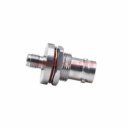 Eastsheep BNC/SMA-KYKG-1 High Frequency Adapter, Stainless Steel BNC Female to SMA Female, Through-Wall Type, 6G, 1 unit. [4]