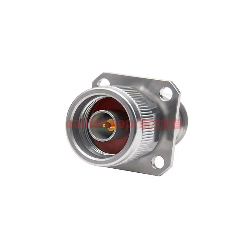 Eastsheep High Frequency Adapter, Stainless Steel N-to-N Coaxial Converter, 4-Hole Flange Waterproof Ring, DC-18G, 1 piece, N-JFKG [2]