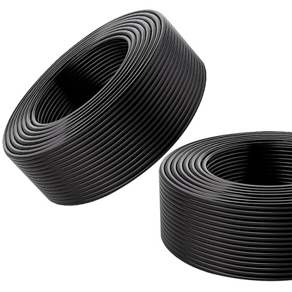 Eastsheep High-Frequency Coaxial Cable, 7-Strand Copper Core, Double-Shielded, 144 Braided Coaxial Cable, 100m, SYV50-7-2 [3]
