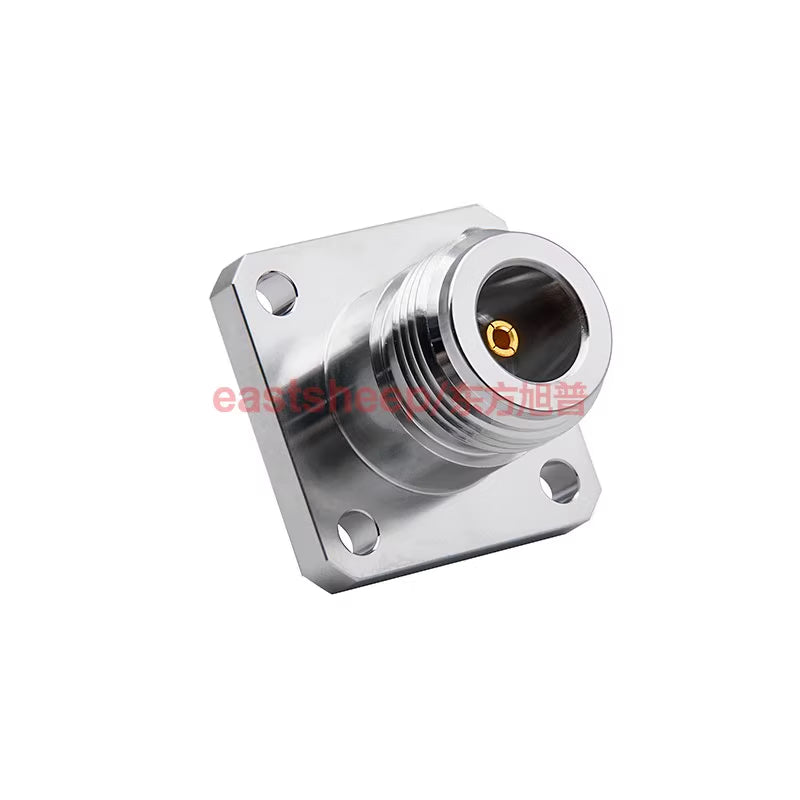 Eastsheep High Frequency Connector N-Female to SMA-Male Coaxial Converter, 4-Hole Flange Waterproof Ring, 1 Piece DC-11G N/SMA-KFJ-2 [2]